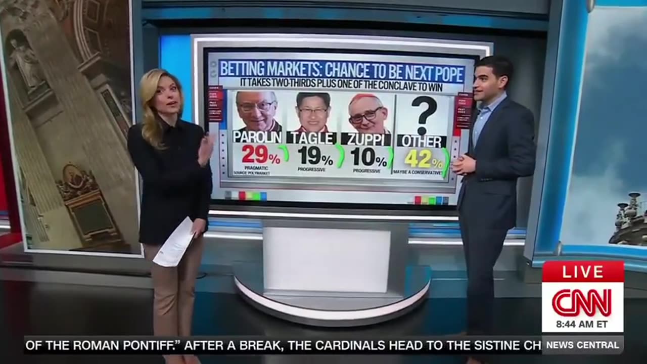 Data Expert Reveals Favorites For Next Pope