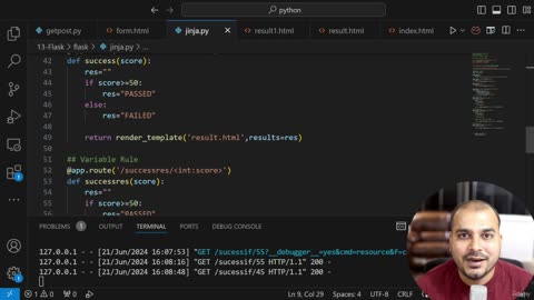 16.5 Building Dynamic Url ,Variables Rule And Jinja 2 Template Engine Krish Naik ML