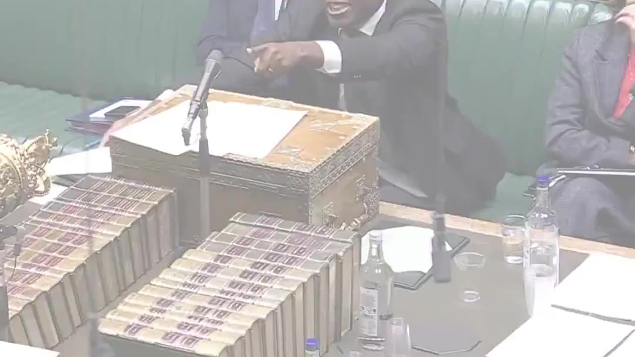 It seems David Lammy thinks its hilarious that an illegal immigrant and multiple