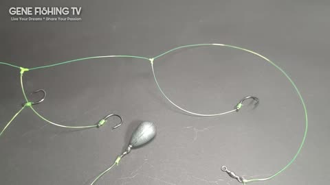 How to Tie No Tangle 3 Hook Fishing Line