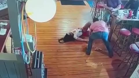 Be careful, honey, don't drop the beer 🤣