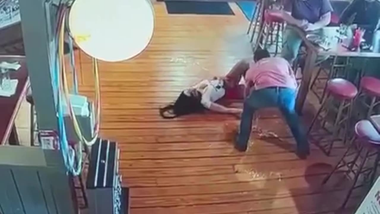 Be careful, honey, don't drop the beer 🤣