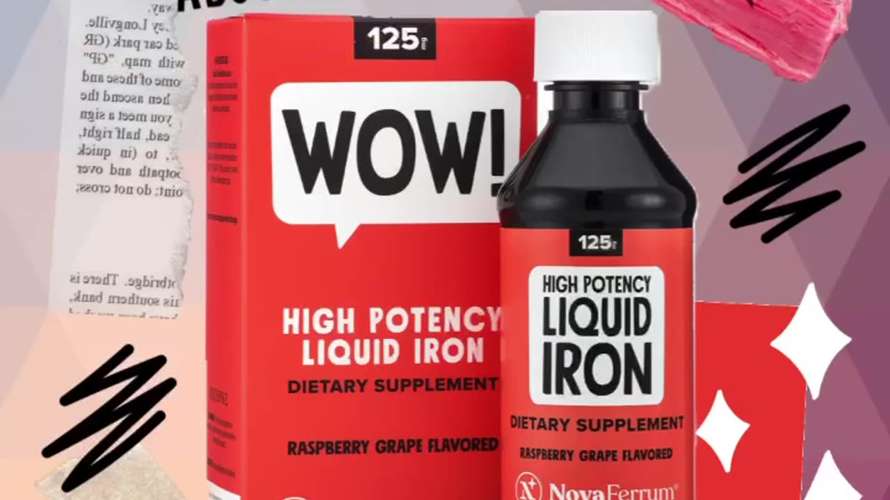 125 High Potency Liquid Iron⁣ - NovaFerrum