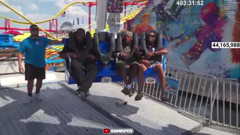 Speed tried the most DANGEROUS ride in Oklahoma 🤯😭