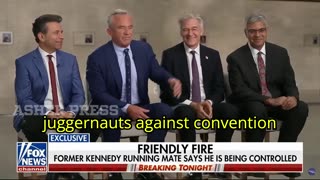 RFK Jr. fires back at fmr VP running mate's accusation that "someone's controlling his decisions!"