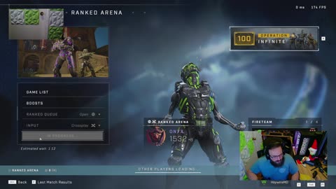 Thirsty Thursday - Ranked Arena MM w/ the Hombres. 35 push-ups for every loss I take!