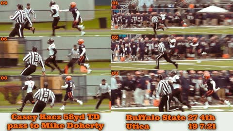 Prototype 343: Buffalo State's Casey Kacz 58yd TD pass to Mike Doherty vs Utica