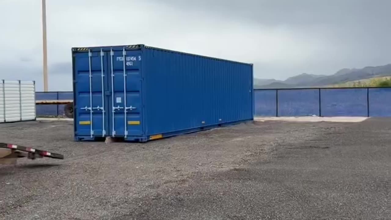 How We Unload a ShippingContainer. Order Yours Today! | USA Containers
