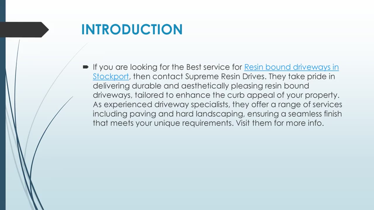 Best Resin bound driveways in Stockport