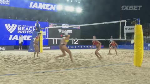 US Sports Volleyball Feat. Savvy/Van Winkle vs. Toni/DeBerg Semi Final Highlights Xiamen