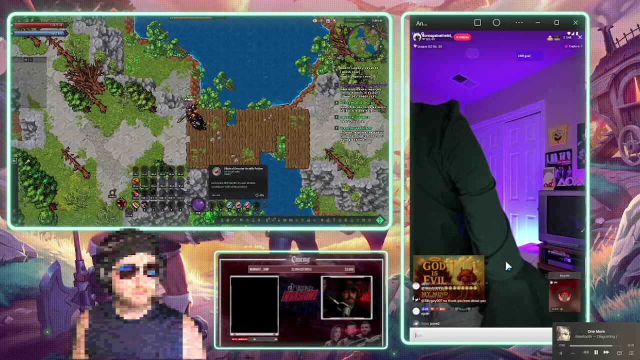 RavenQuest | Leveling + Reacting
