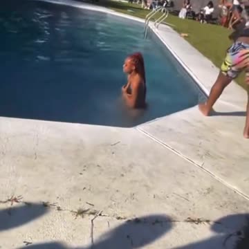 He Did WHAT at a Pool Party?! 😲 Moment Goes Viral
