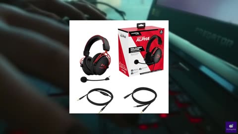 HyperX Cloud Alpha - Gaming Headset, Dual Chamber Drivers, Legendary Comfort, Al