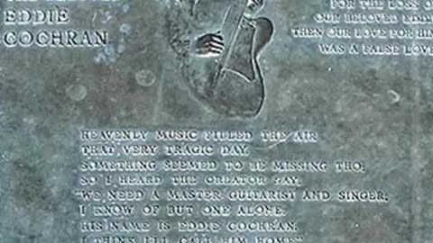 FAMOUS GRAVES - VOL. 477: EDDIE COCHRAN