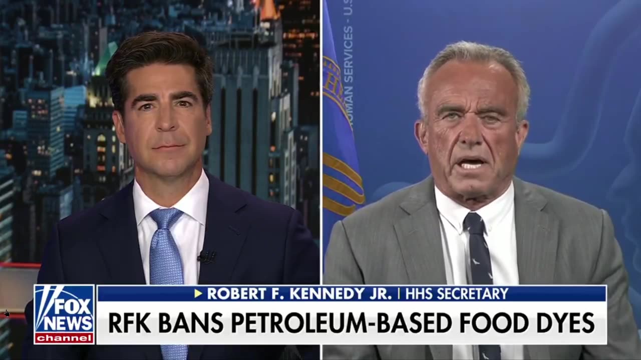 RFK Jr explains BAN on synthetic petroleum-based food dyes in all your snacks.