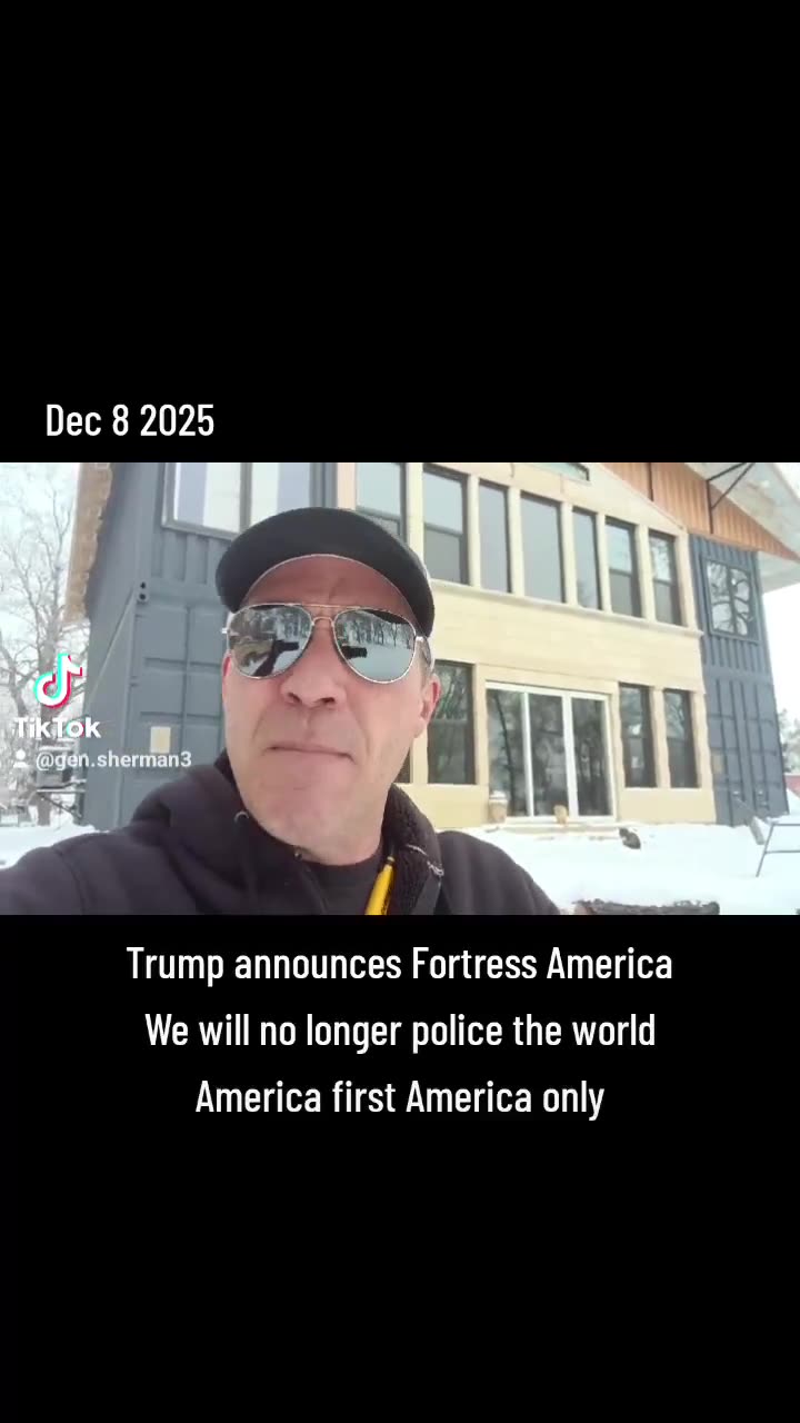 Trump announces Fortress America