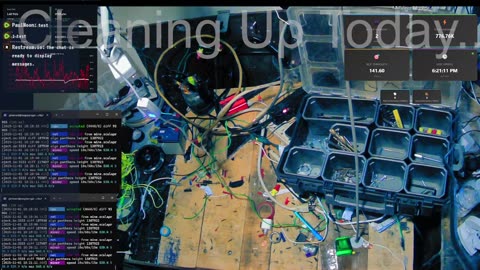 Cleaning up today...