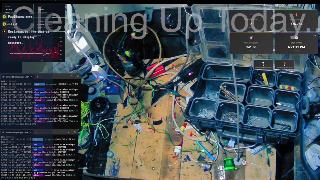 Cleaning up today...