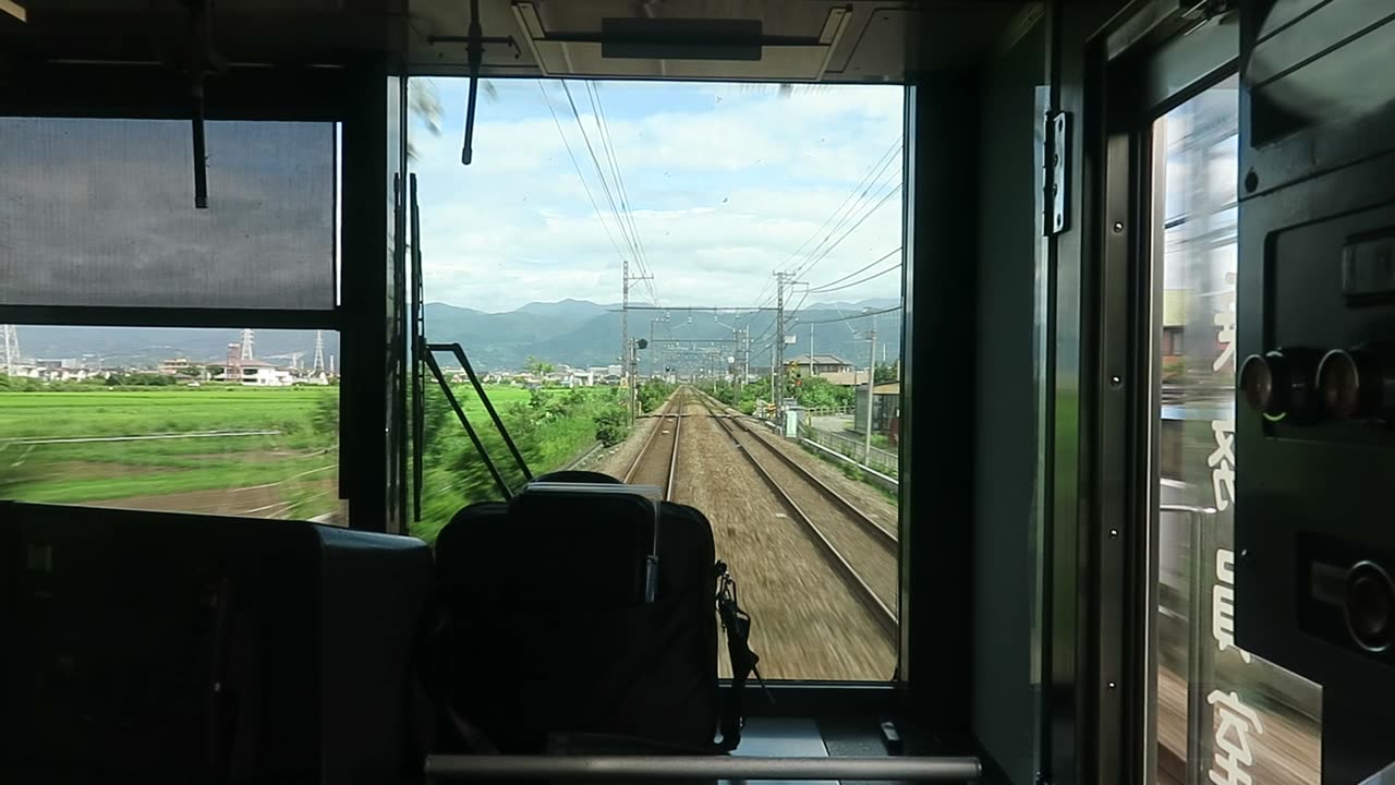Odakyu in cab view