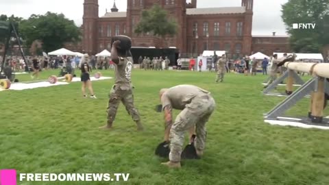 Hands On At Trump's Army Parade