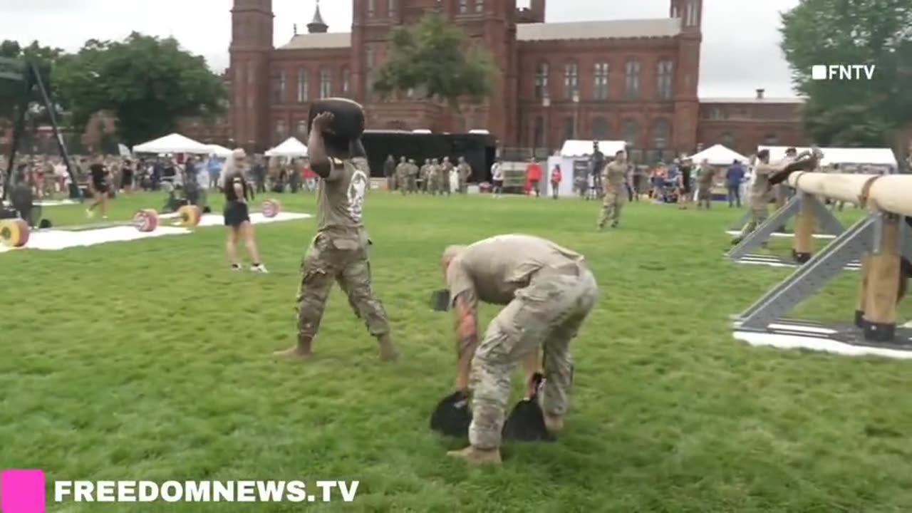 Hands On At Trump's Army Parade