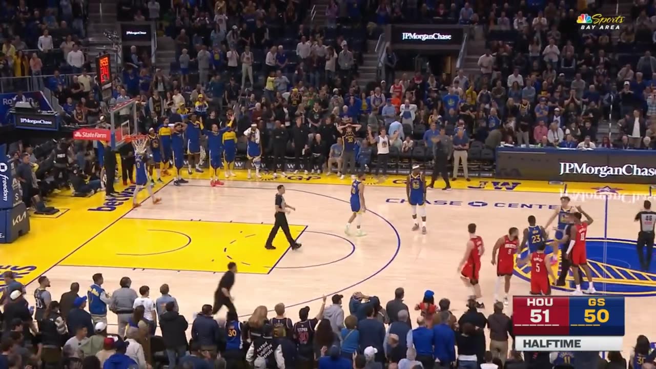 Steph Curry and Ime Udoka exchange words after Draymond gets into it with Rockets