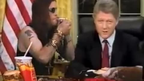 Ozzy Osbourne Concert Intro Clip: Smoking with Bill Clinton #shorts #funnyshorts #youtubeshorts