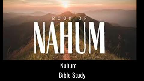 Nahum Bible study