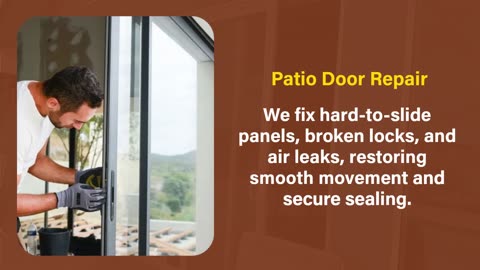 Sliding doors repair Tampa FL