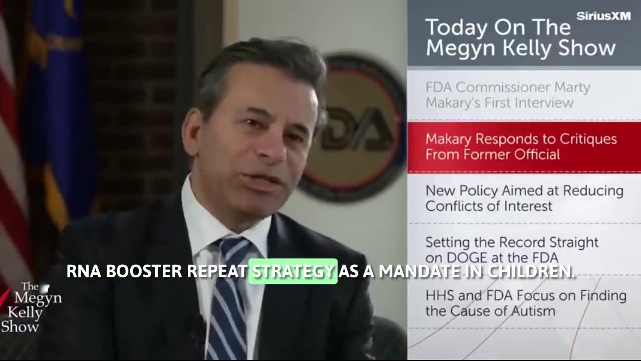 FDA Chief Dr. Marty Makary Addresses the forced resignation of FDA vaccine regulator Dr. Peter Marks