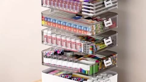 Large Capacity Multi-Layer Classification Durable Portable Storage Box
