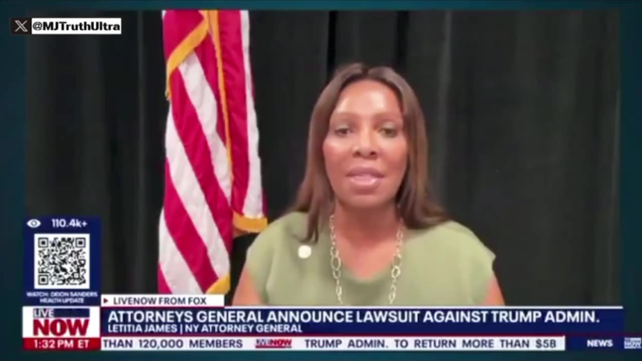 New York AG Letitia James is suing President Trump for taking Illegal Aliens off of SNAP