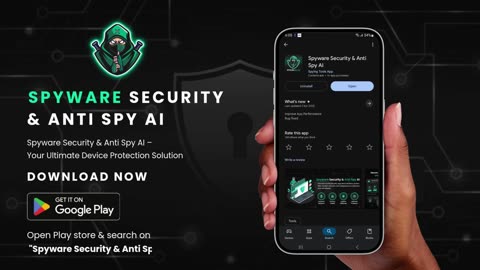 Protect Your Phone from Spyware & Hackers | Spyware Security & Anti Spy AI App