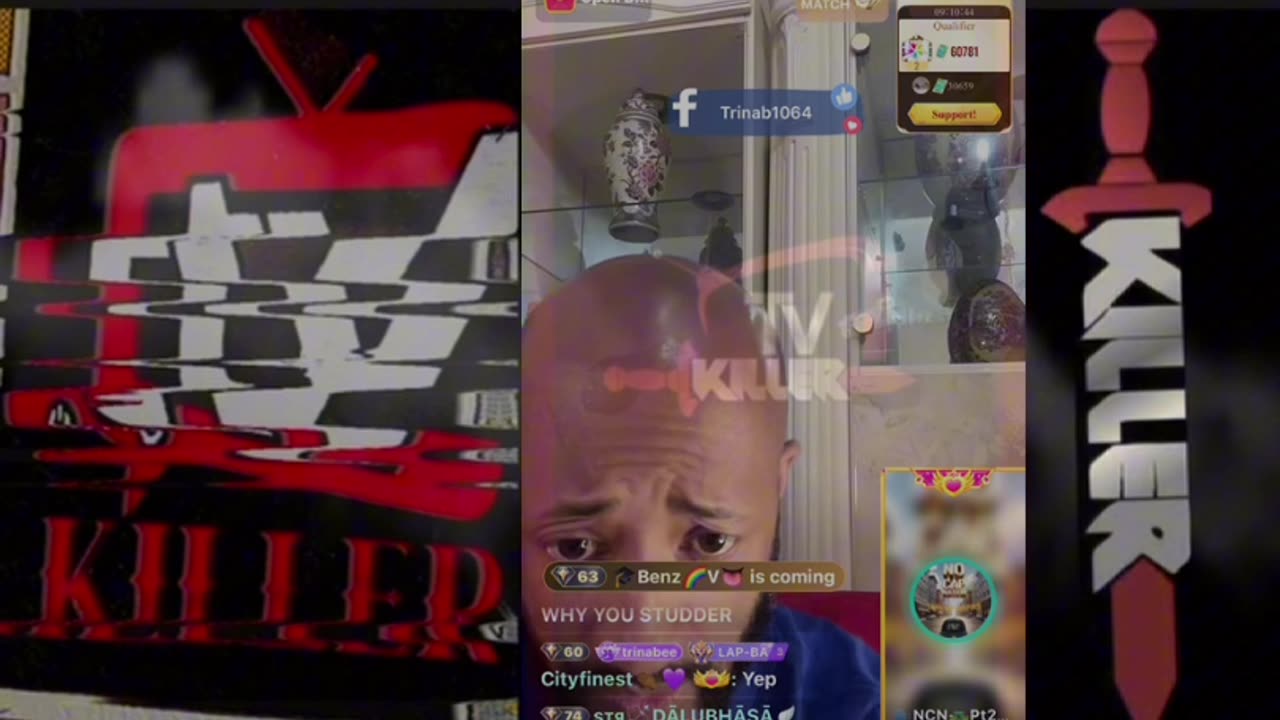 MESSY CALLER VS ALL HIS OPPS IN TRINA B LIVE