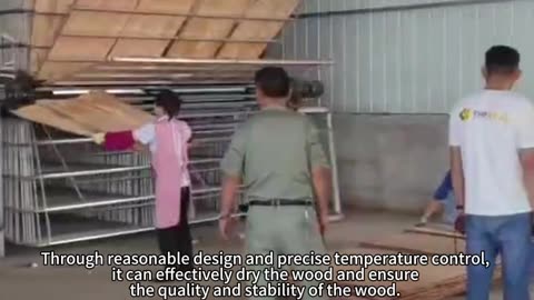 a wood veneer dryer