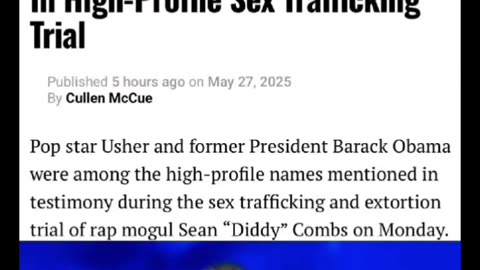 BREAKING⛔️BARACK OBAMA NAMED IN DIDDY SEX TRAFFICKING TRAIL