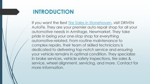 Best Tire Sales in Stonehaven