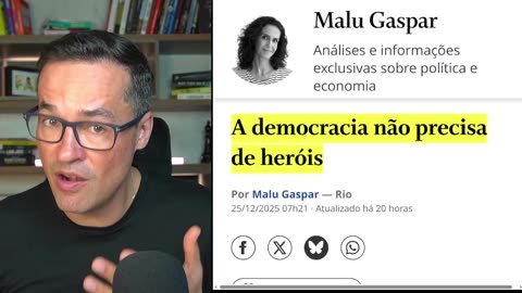 Falso Herói- Jornalistas do Globo DESTROEM Moraes pelo caso Master_HD