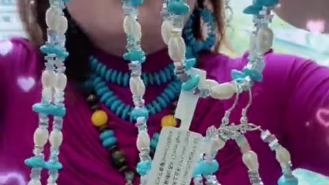 250509-9 Sleeping Beauty Turquoise & Pearl Set
