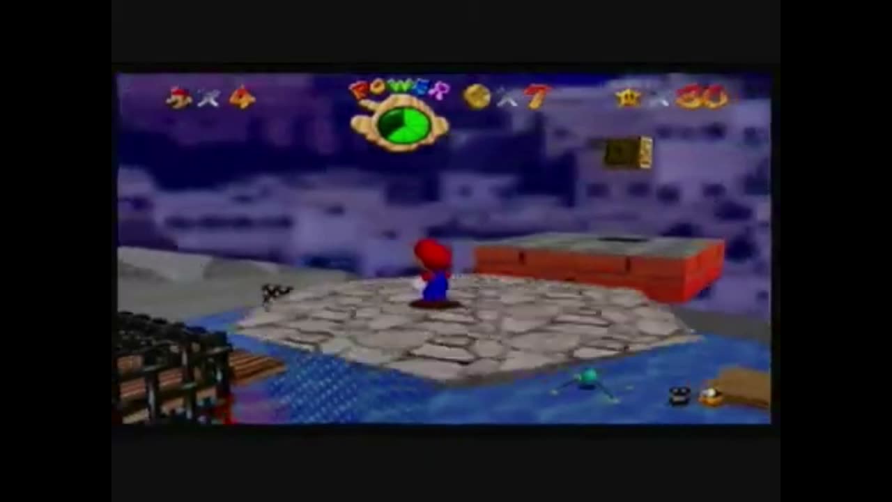 Super Mario 64 - Wet-Dry World - Top O' The Town