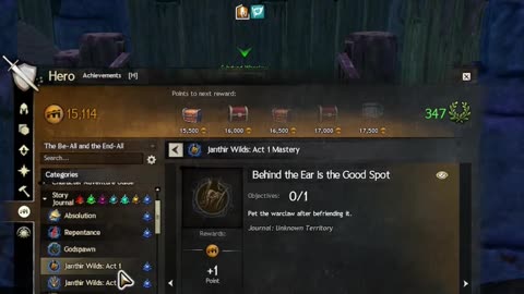 Behind the Ear is the Good Spot (Achievement Guide) - Guild Wars 2