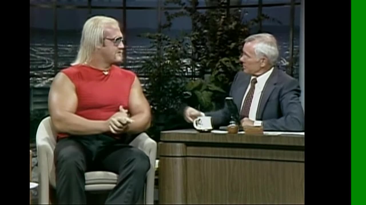 Hulk Hogan's First Appearance on The Tonight Show with Johnny Carson from 1982