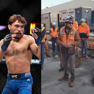 UFC fighter Ethyn Ewing returns to his construction job