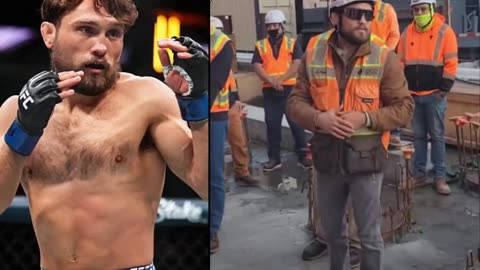 UFC fighter Ethyn Ewing returns to his construction job