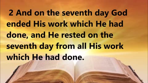 Day 7 God Rested