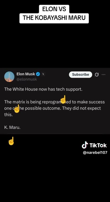 Elon vs The Kobayashi Maru