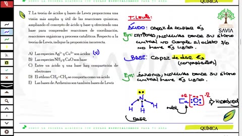 SAVIA REPASO 2025 - 2 | Semana 04 | Química S2