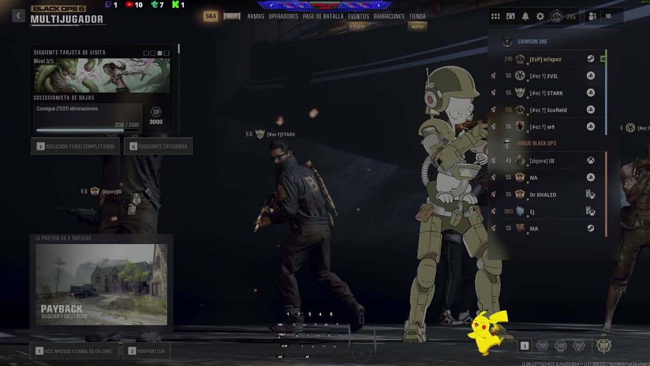 2K 60FPS | CALL OF DUTY | BLACK OPS 6 | MULTIPLAYER | MODOS COMPETITIVOS | REPARTIENDO LA MERIENDA