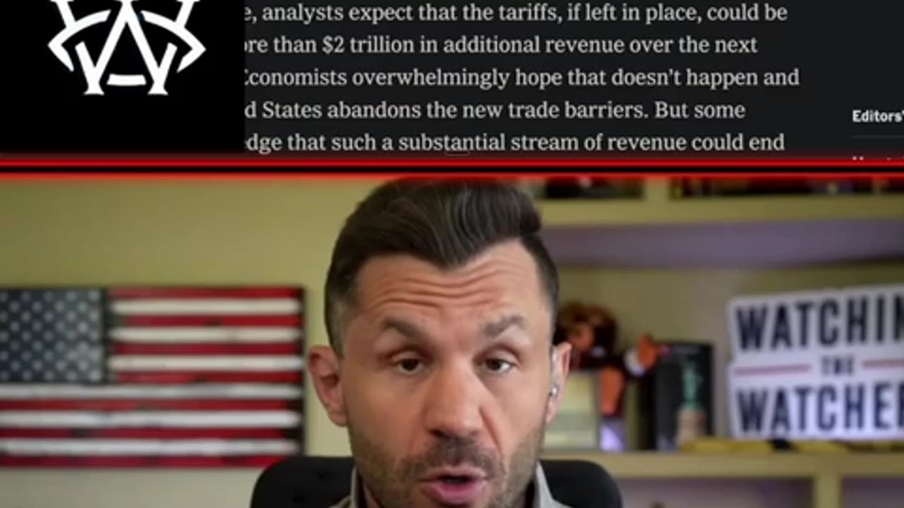 Robert Gouveia Reports - NYT Forced to Admit What About Trump’s Tariffs?