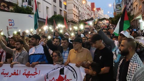 مسيرة الأواني للتنديد بالتجويع الممنهج على سكان غزة طنجة 11 05 2025 يا مغربي